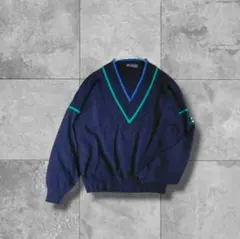 90s il Granchio イタリア製 Vネック ニット セーター 古着
