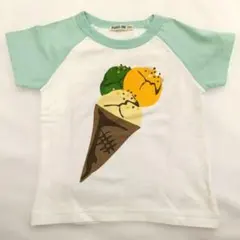 新品タグ付 アイスクリームプリント Tシャツ 110cm