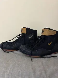 Nike ボクシングシューズ 黒/金 ハイカット