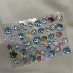 ボンボンドロップシールミニ しずくちゃん あわわちゃん おすそわけ