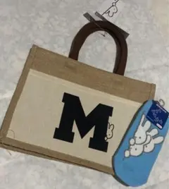 ミィフィー miffyポケット付きジュートバック/ ソックス