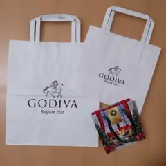 GODIVA ショップ袋 ３点セット