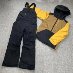 Volcom キッズ 150 ジャケット ビブパンツ セット スキーウェア