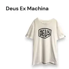 【デウスエクスマキナ】Tシャツ　半袖カットソープリント　カジュアル　ホワイト　Sのサムネイル
