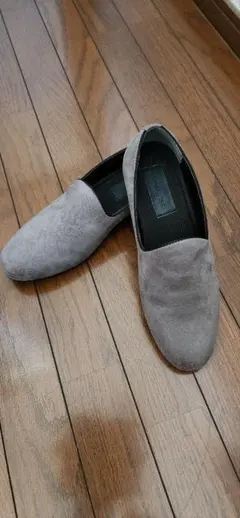 新品！GLOBAL WORKグレー スエード オペラシューズ メンズ M