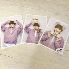 長尾謙杜 公式写真 グリーティングフォト