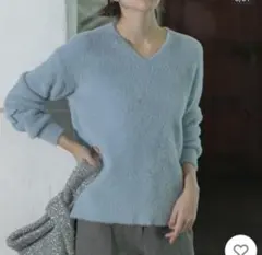 オペークドットクリップ ニット