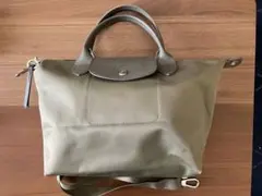 LONGCHAMP プリアージュ ネオ S トープ ショルダーひもあり