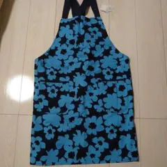昭和レトロ エプロン 花柄 クローバー柄 デッドストック - メルカリ