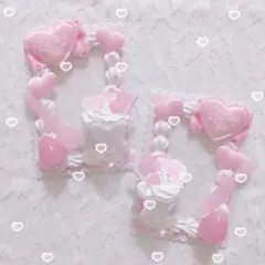 ♡ホイップデコ硬質トレカケースペア2点セット♡ぱふぇ♡