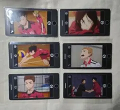 ハイキュー‼スマフォトコレクション音駒高校セット②　狐爪研磨・黒尾鉄朗　他