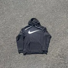 NIKE【DRI-FIT】　パーカー　黒　古着　人気