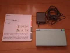 ニンテンドーDS Lite アイススブルー ※ヒンジ割れ有り、充電器・説明書付