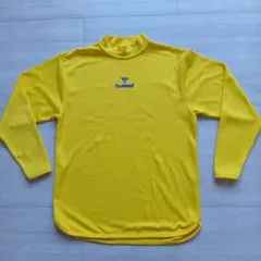 hummelヒュンメル　サッカー　インナーシャツ　ハイネック　イエロー