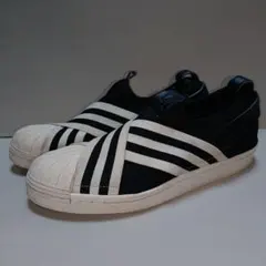 アディダスadidasスーパースター スリッポンSUPER STAR黒/白27㎝