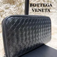 ✨極美品✨BOTTEGA VENETA 長財布　イントレチャート　黒