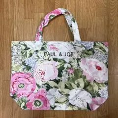新品未使用　PAUL & JOE花柄プリントトートバッグ
