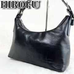 【すー様専用】HIROFU✨️ワンショルダー　ハーフムーン　オールレザー　Hロゴ