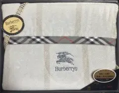 BURBERRY 　シール織綿毛布　バーバリー　「新品」　寝具