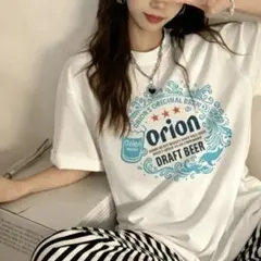 Orion DRAFT BEER 半袖Tシャツ ホワイト