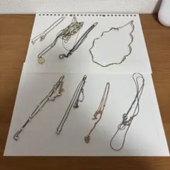 ネックレスセット シルバー ゴールド バラ売り可 ピンクゴールド ハート パール