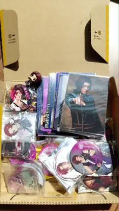 【大量まとめ売り】刀剣乱舞 蜻蛉切グッズセット ブロマイド 缶バッジ 他