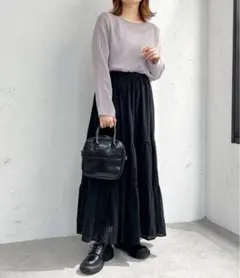 apres jour mignon コットンティアードスカートのサムネイル