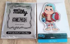 新品✨不二家ミルキー✕ワンピース✨アクリルスタンド④✨フランキー