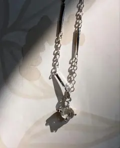 ダイヤモンド風ネックレス　チェーン40cm