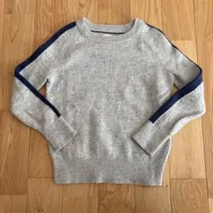 GAP KIDS ギャップキッズ　ニット　セーター　グレー　XS 110