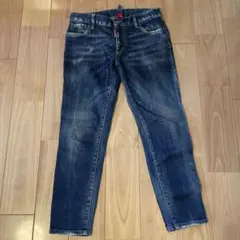 DSQUARED2 ダークブルー スリムフィットデニム 46 - メルカリ