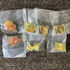 【当時物・非売品・未開封新品】ワンピースレトロ◇ゲームDEポンピンバッチ7個