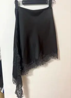 ZARA レース アシンメトリー スカート