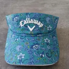 Callaway 花柄 バイザー ゴルフ用