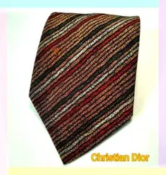 【極美品】【Christian Dior 】ストライプ ネクタイ