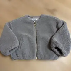 GLOBAL WORK フリースジャケット 100サイズ グレー