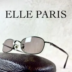 極美品　ELLE PARIS　エル　サングラス　ブラウンレンズ　グリーンフレーム