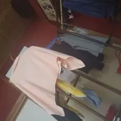 オレンジ カーディガン