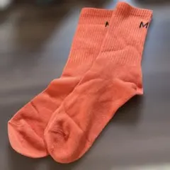 MURUA ロゴソックス　フリーサイズ オレンジ