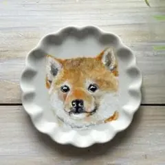 柴犬の豆皿のサムネイル