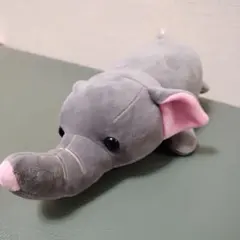 ハッピーズー CUTE 象 ゾウ ぬいぐるみ グレーのサムネイル