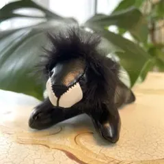プジョー　ライオン　ブラック　ボールチェーン付き　新品・未使用のサムネイル
