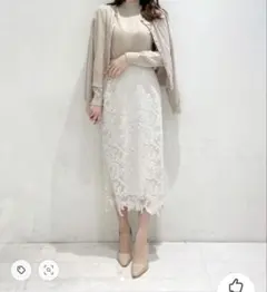 【最終値下げ】MERCURYDUO リーフケミカルレースタイトスカート