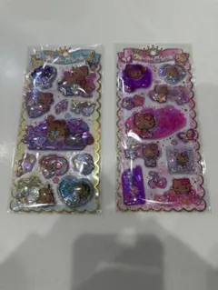 日焼けキティ　ウォーターinシール　2枚セット