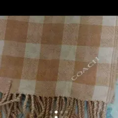 最終値下げ 綺麗 COACH マフラー リバーシブル