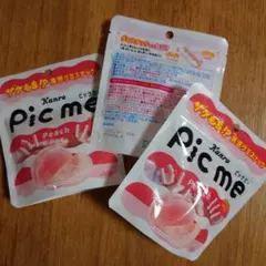 カンロ ピックミー ピーチ味 グミ Kanro Pic me Peach 　3個のサムネイル