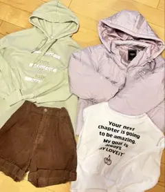 おまとめ３点Jeni Love フード付きダウンジャケットと服セット