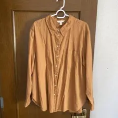H&M リネンブレンドシャツ　オーバーサイズ