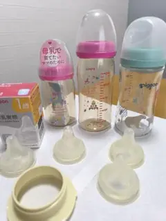 Pigeon BeanStalk 哺乳瓶 8本セット+おまけ - メルカリ