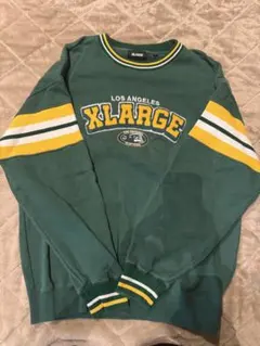 XLARGE グリーン トレーナー Lサイズ